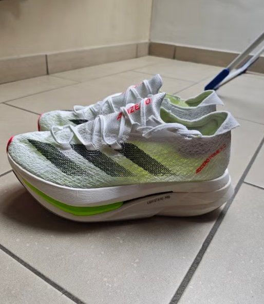 Adidas Adizero Prime X 2.0 STRUNG – slechts 10 km gelopen, Sports & Fitness, Course, Jogging & Athlétisme, Adidas, Course à pied