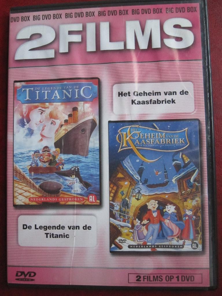 La légende du Titanic + Le secret de la fromagerie, Enlèvement ou Envoi, Dessin animé, Tous les âges, Coffret