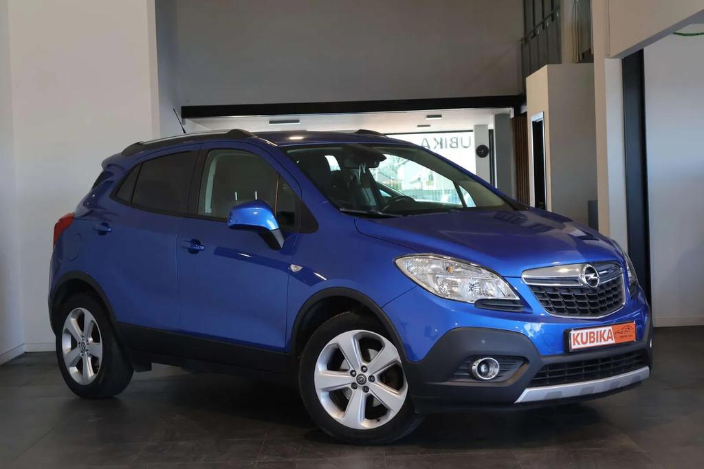 Opel Mokka Mokka 1.6i 4x2 Cosmo navi CruiseC Garantie*, Auto's, Euro 5, Stof, Gebruikt, Zwart