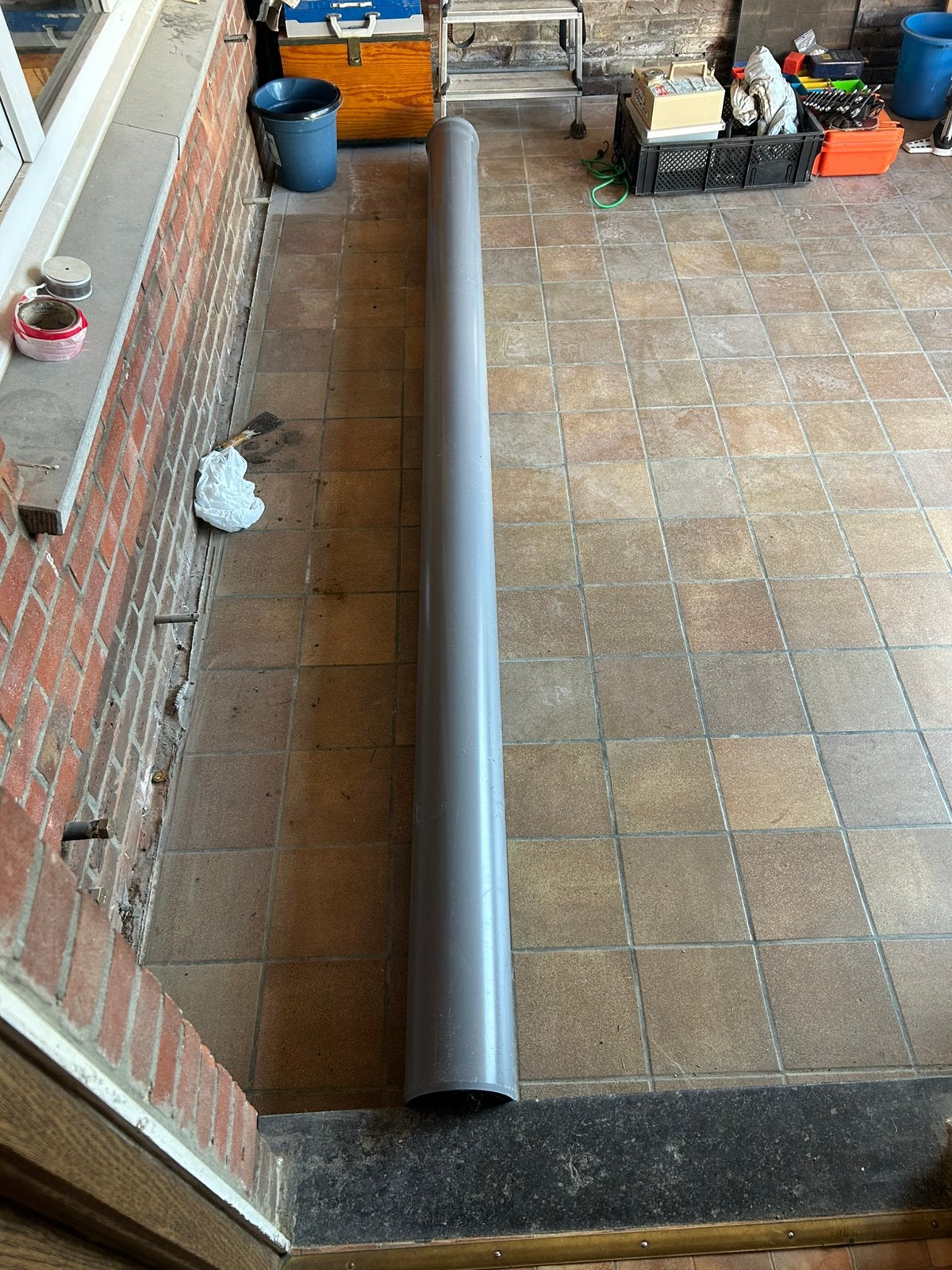 Afvoerbuis pvc 160mm 3 meter lang benor keuring sterkte SN2, Ophalen, 2 tot 4 meter, PVC, Nieuw