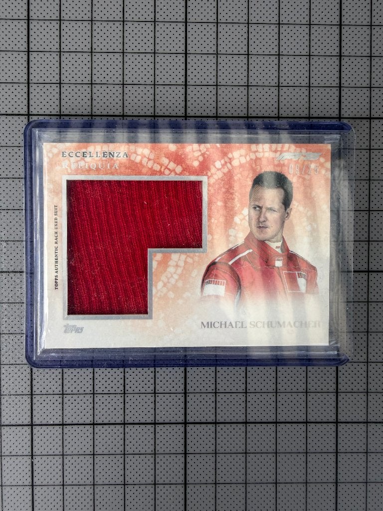 2025 Topps Eccellenza F1 - Michael Schumacher - Orange, Hobby en Vrije tijd, Ophalen, Nieuw, Plaatje