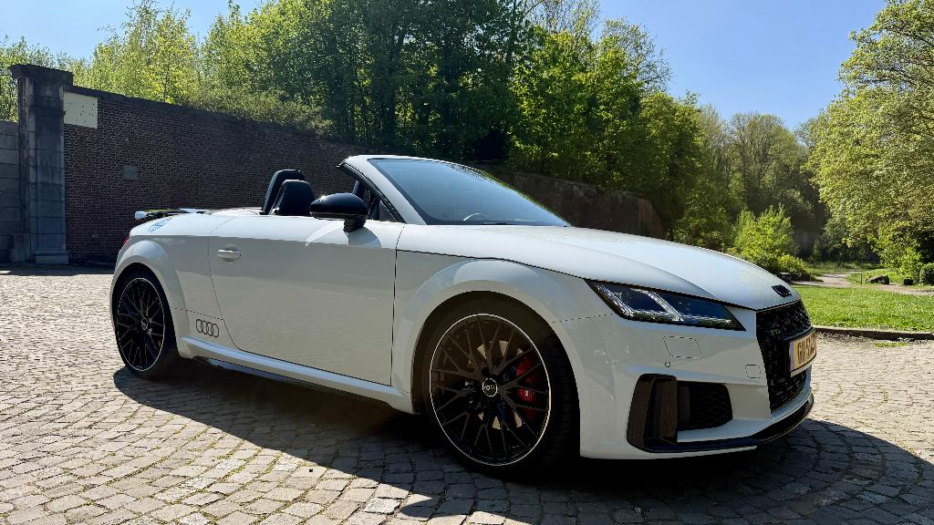 AUDI TTS ROADSTER COMPETITION 320cv Matrix,Cuir, 20’ CarPlay, Auto's, Automaat, TT, Cabriolet, Wit