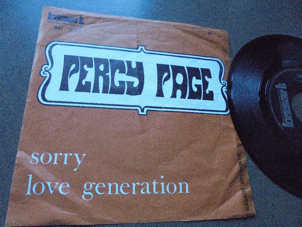 Percy Page   Sorry/ Love generation, Verzenden, Zo goed als nieuw