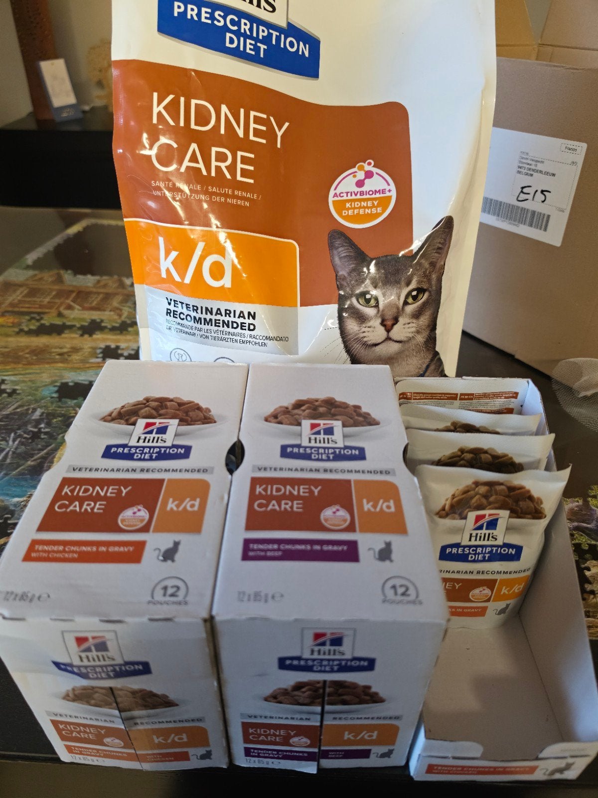Pellets et aliments humides Hills Prescription Diet pour les, Enlèvement, Chat