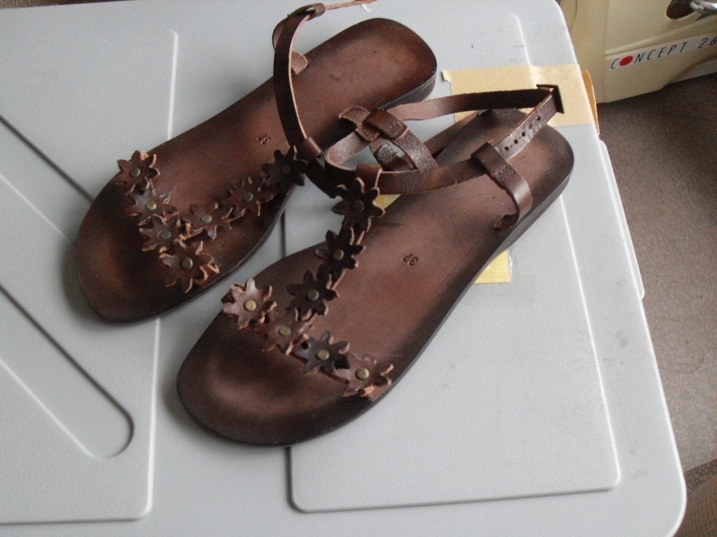 sandalen bruin nieuw maat 37, Bruin, Nieuw, Sandalen of Muiltjes, Ophalen of Verzenden