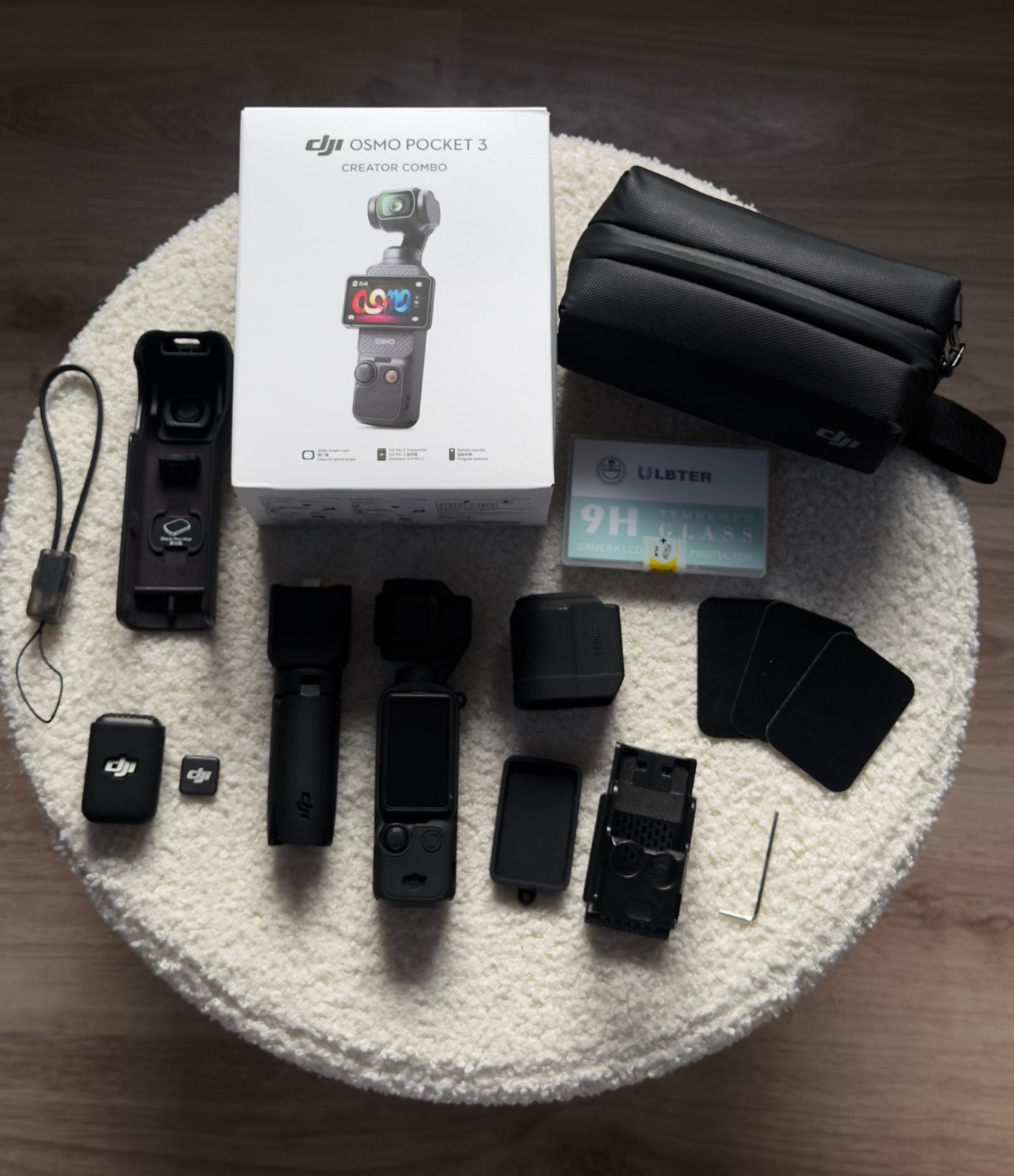 DJI Osmo Pocket 3 + Mic 2 + grand-angle + accessoires, TV, Hi-fi & Vidéo, Enlèvement, Comme neuf
