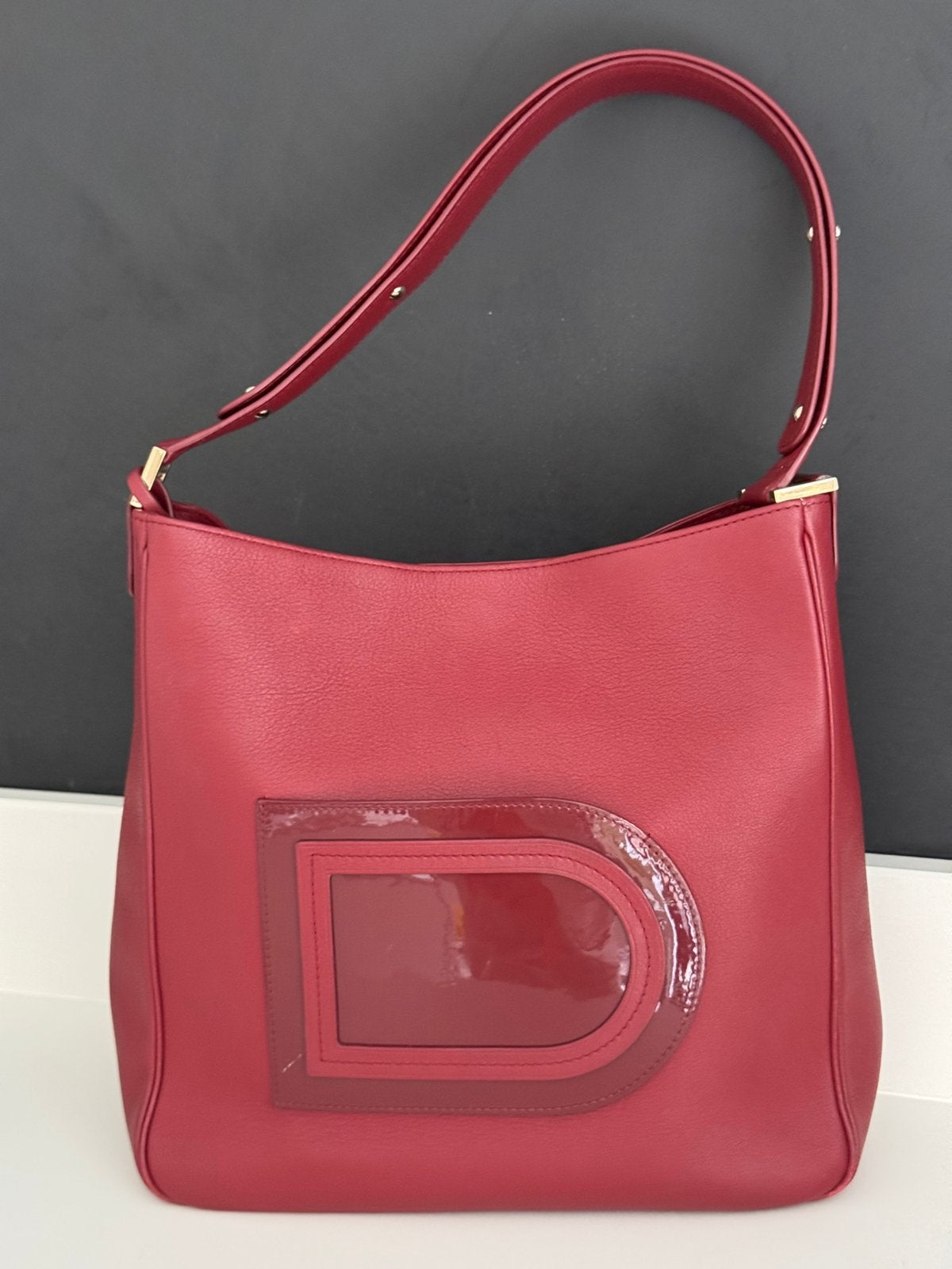 Delvaux louise hobo, Enlèvement ou Envoi, Comme neuf, Rouge