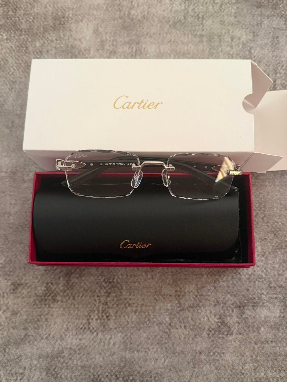 Lunettes Cartier photo chromique, Enlèvement ou Envoi, Comme neuf, Lunettes