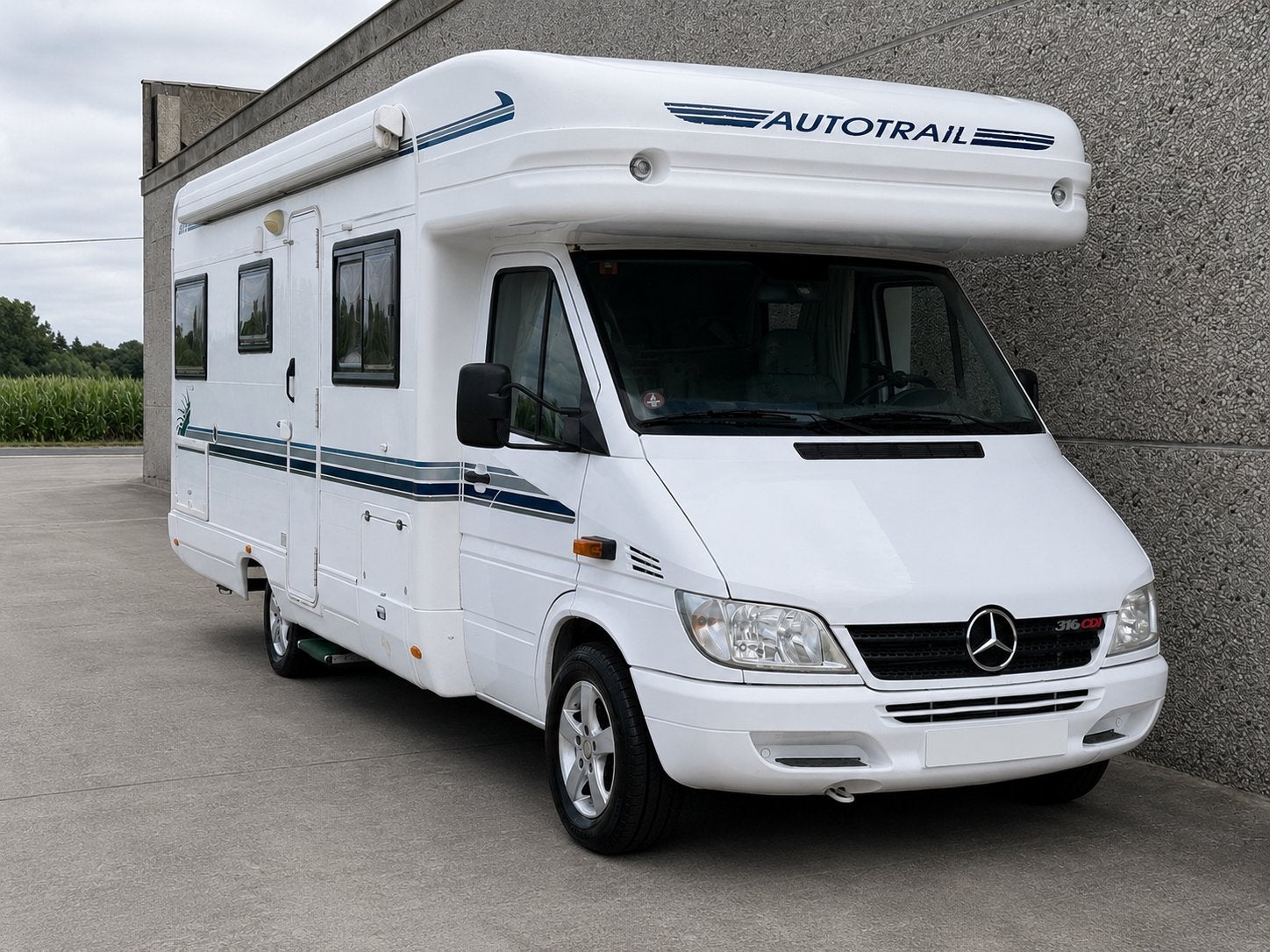 Mercedes Sprinter 316 CDI Automaat Mobilhome – 2001 – 118dkm, Jusqu'à 4, Entreprise, Mercedes-Benz, Diesel