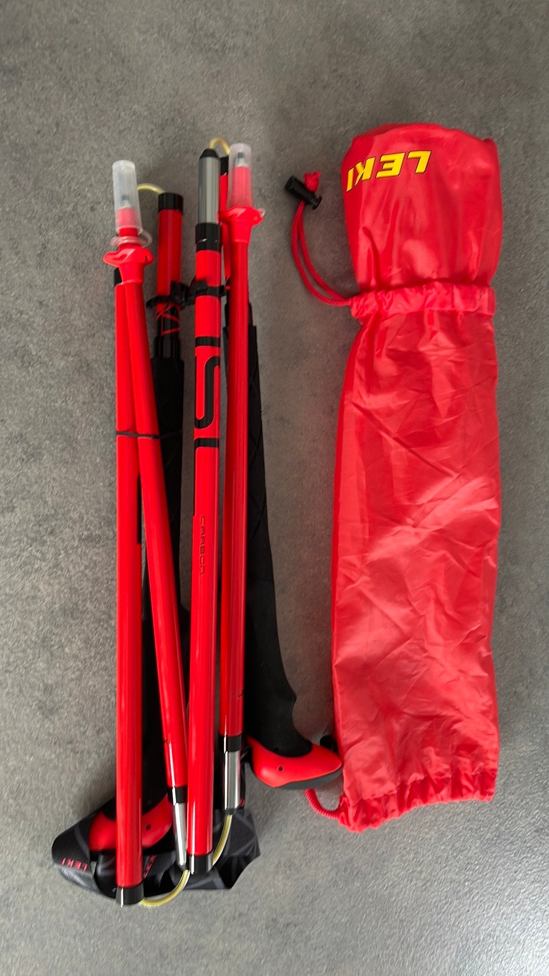 Leki wandelstokken carbon, Ophalen of Verzenden, Nieuw