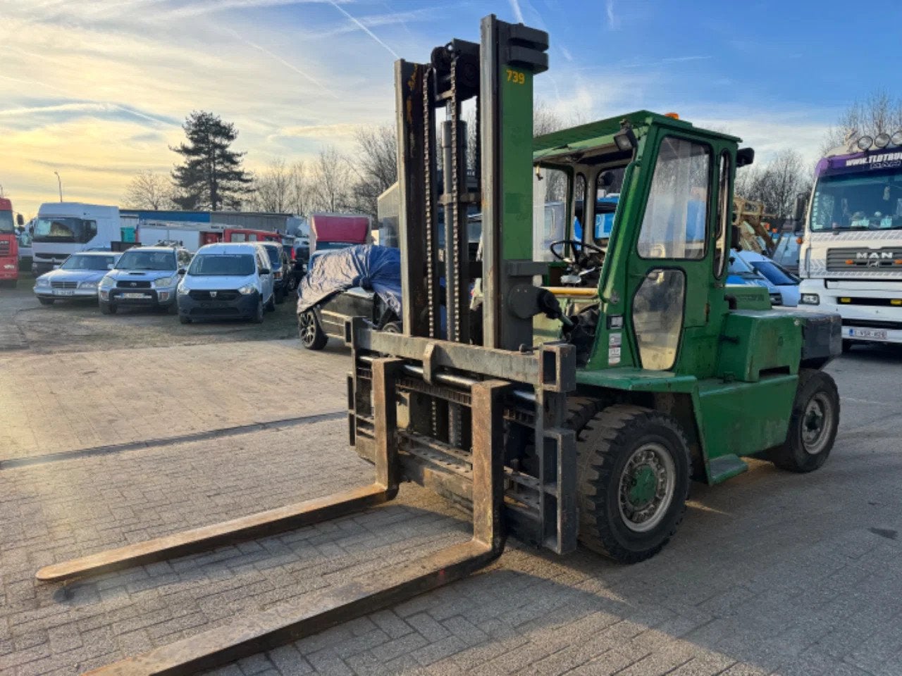 Clark C500Y155PD *6800KG-4CYLINDER* (bj 1979), Meer dan 4000 kg, Diesel, Heftruck, Clark