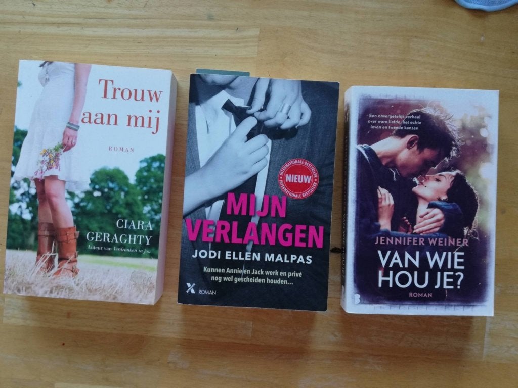 Romans: Trouw aan mij; Mijn verlangen; Van wie hou je, Boeken, Ophalen of Verzenden, Zo goed als nieuw