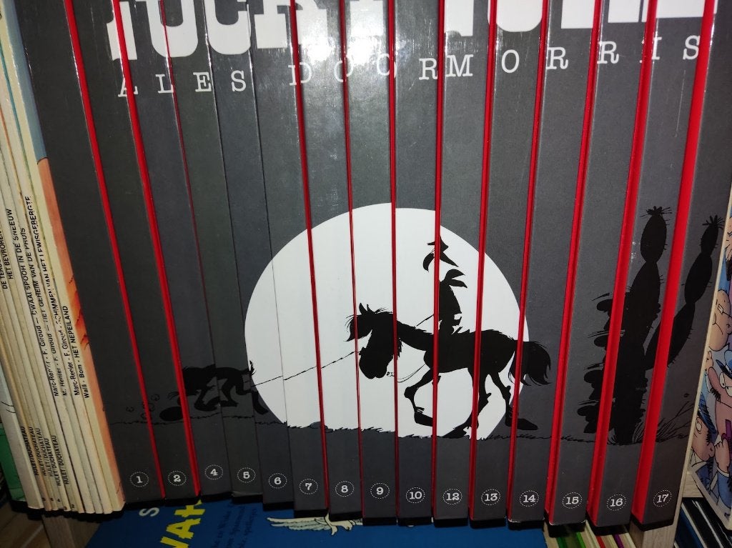 Lucky luke Alles door Morris niet compleet 15 HC ipv 18 HC, Boeken, Ophalen of Verzenden, Zo goed als nieuw, Morris, Meerdere stripboeken