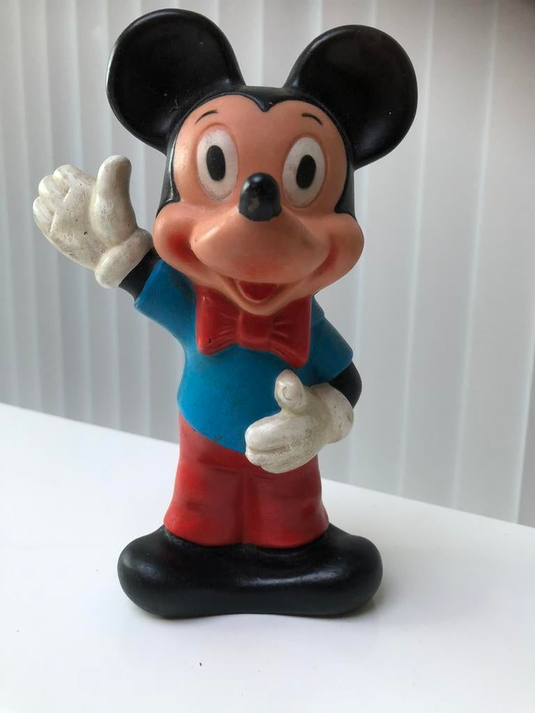 Rubberen figuur Mickey Mouse, Verzamelen, Efteling, Ophalen of Verzenden, Zo goed als nieuw