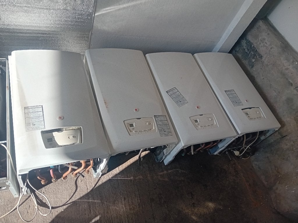 Set van 4 Bulex thema-klassieke ketels, Doe-het-zelf en Bouw, Ophalen, Gebruikt, Cv-ketel of Combi-ketel