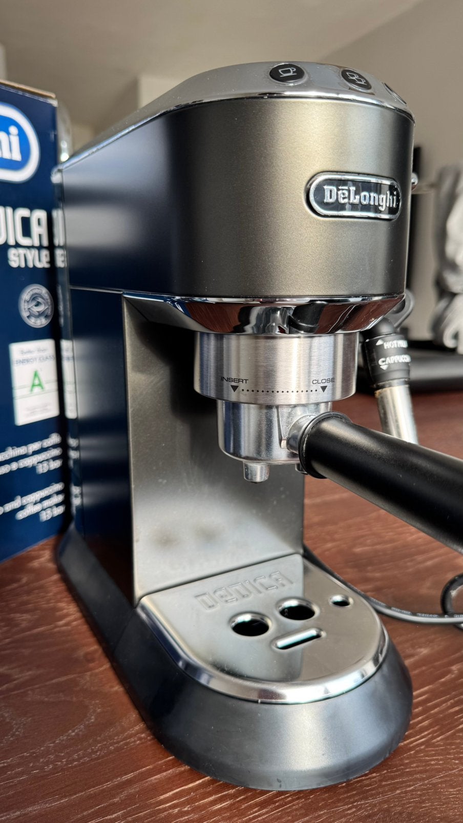 Delonghi espresso machine, Enlèvement, Utilisé, Machine à espresso