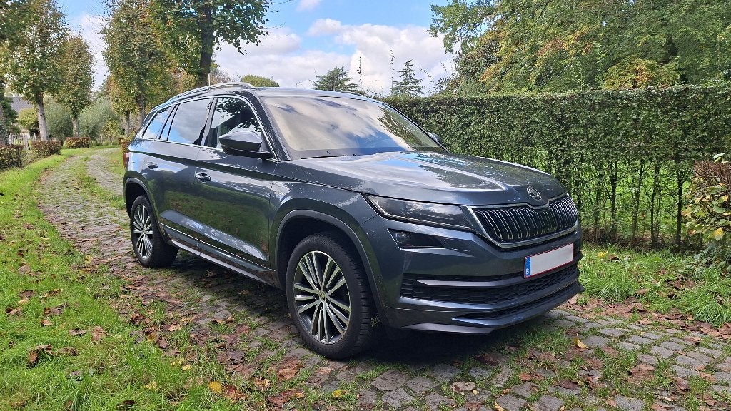 Skoda Kodiaq Laurin & Klement 2.0 TDI 150 pk DSG, Auto's, Dealer onderhouden, 4 cilinders, 7 zetels, Leder