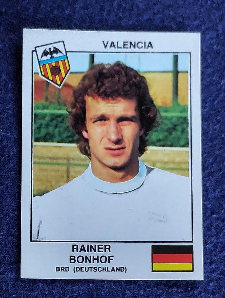 Panini sticker card voetbal EK Euro 1979 - Rainer Bonhof ', Ophalen of Verzenden, Nieuw, Sticker