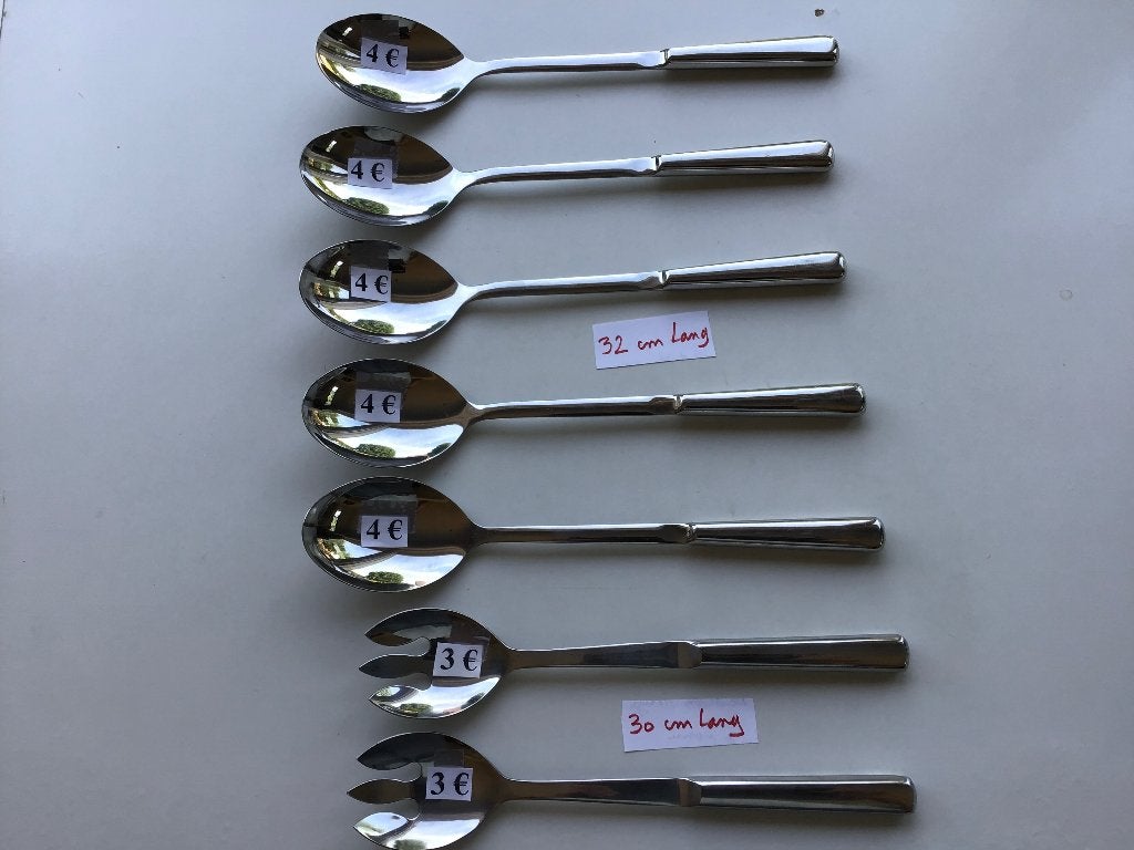 mooi bestek in steinless steel, Ophalen of Verzenden, Zo goed als nieuw