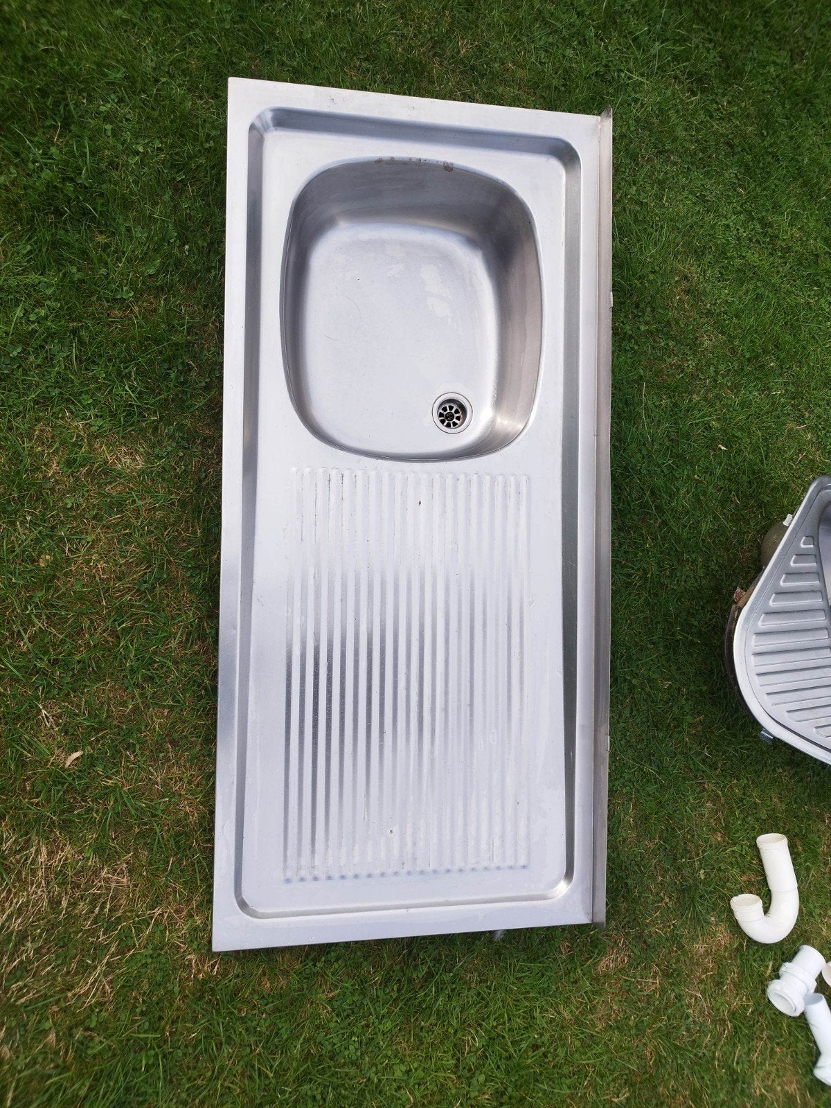 evier inox, Maison & Meubles, Enlèvement, Moins de 25 cm, 50 à 100 cm, 100 à 150 cm