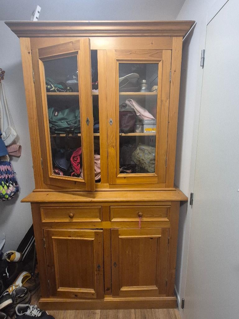 Kast, Huis en Inrichting, Kasten | Kleerkasten, Ophalen, Gebruikt, 200 cm of meer, 50 tot 75 cm
