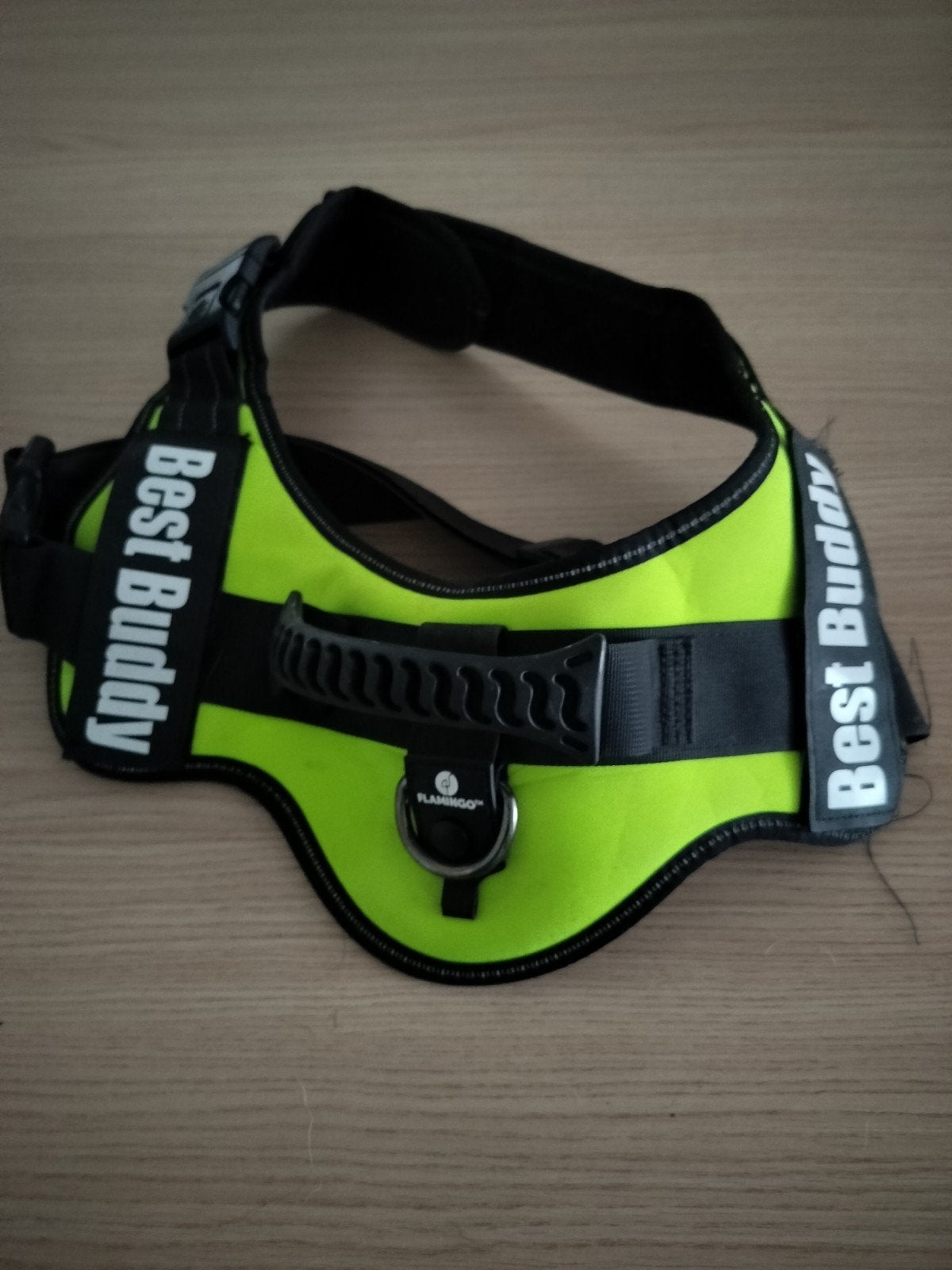 Halster voor een grote hond maat XL fluo geel., Enlèvement