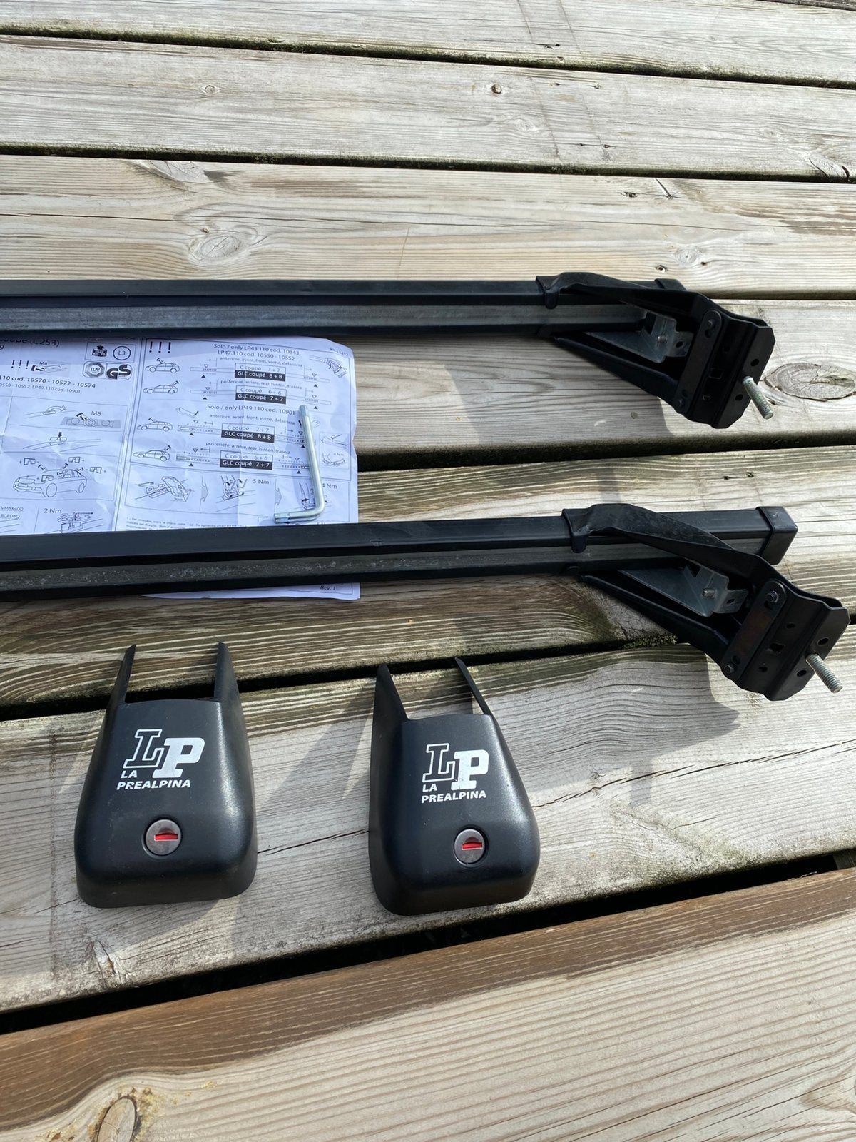 Barres de toit Mercedes glc coupé, Auto diversen, Ophalen, Gebruikt