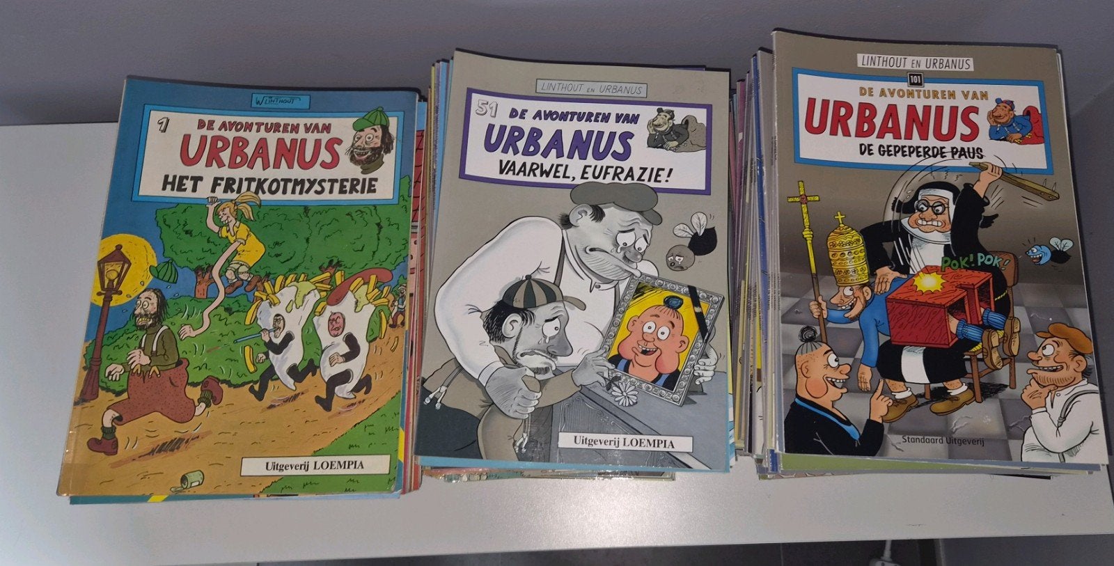 Urbanus strips + de geverniste vernepelingskes, Boeken, Ophalen