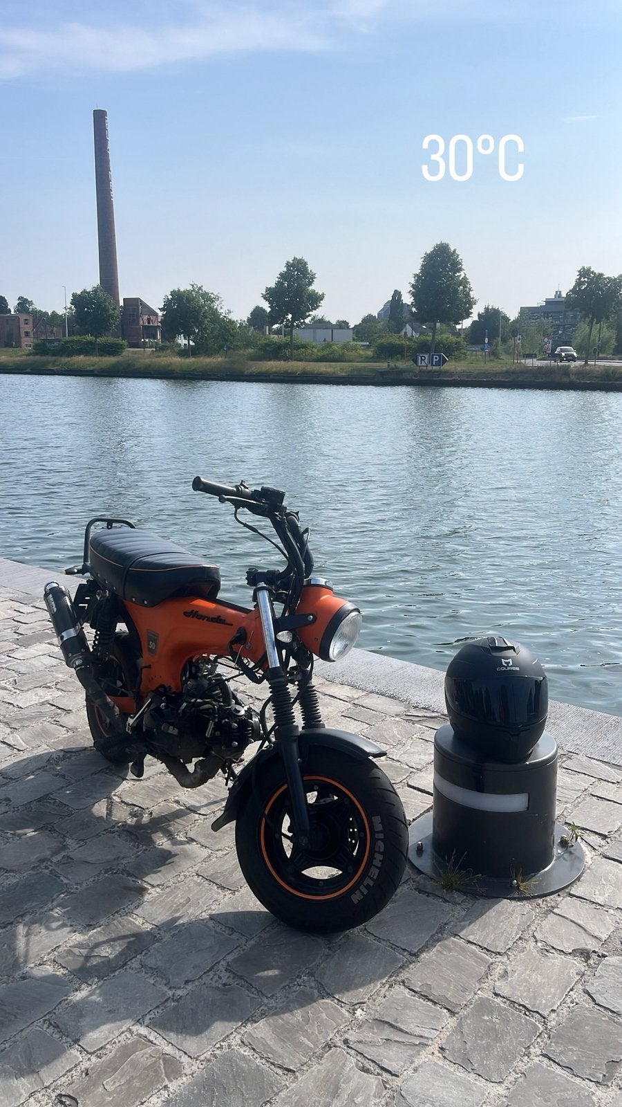 Honda Dax Skyteam 50cc (start niet), Motoren, Ophalen