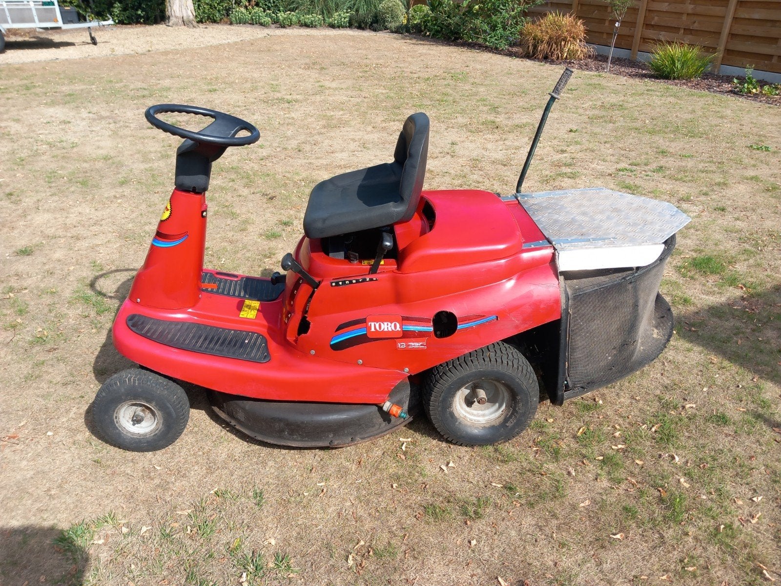 toro  zitmaaier, Ophalen