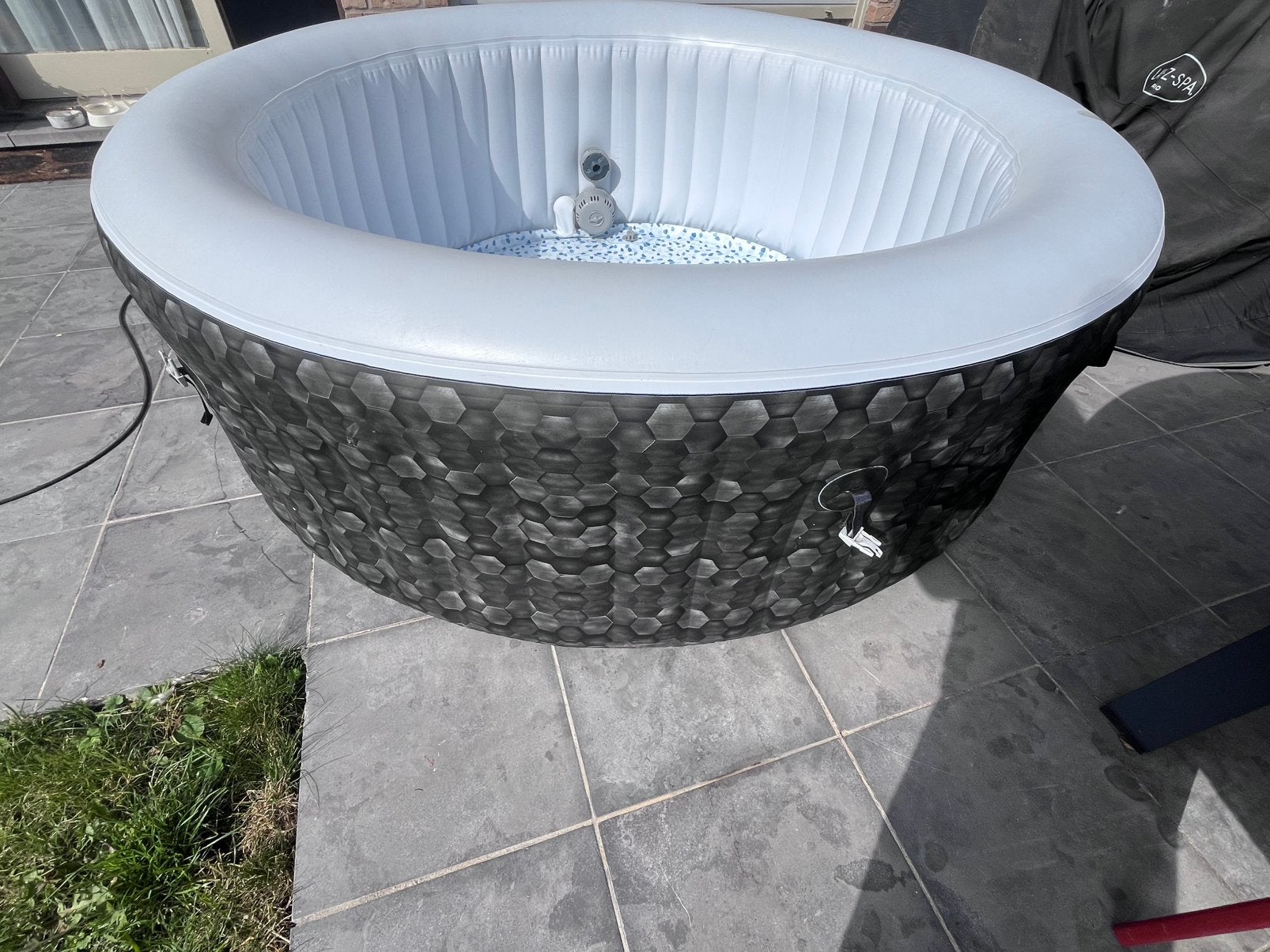 Lazy spa, Jardin & Terrasse, Bains à remous et Spas, Enlèvement, Utilisé, Pompe, Gonflable