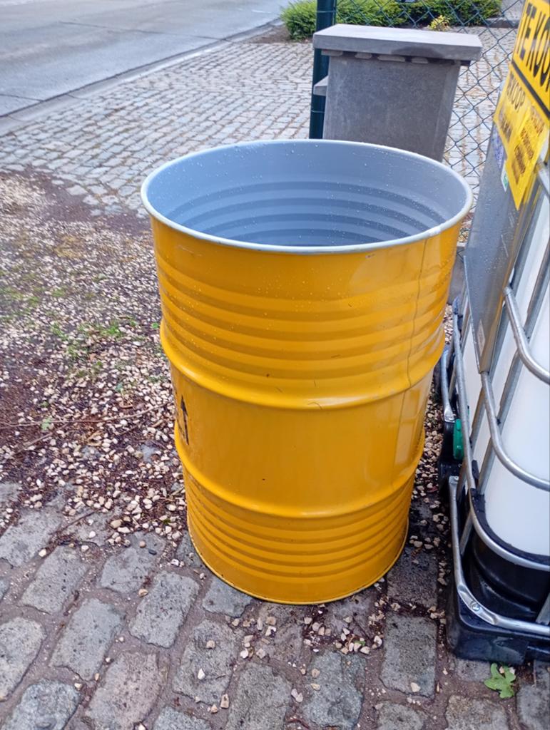 Ijzer vat 200 liter, 150 liter of meer, Ophalen, Gebruikt, Metaal