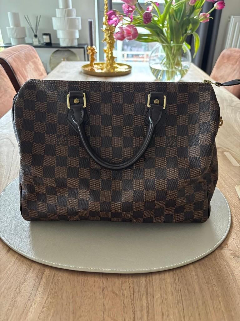 louis vuitton speedy 30, Enlèvement ou Envoi, Comme neuf, Autres couleurs, Sac à main