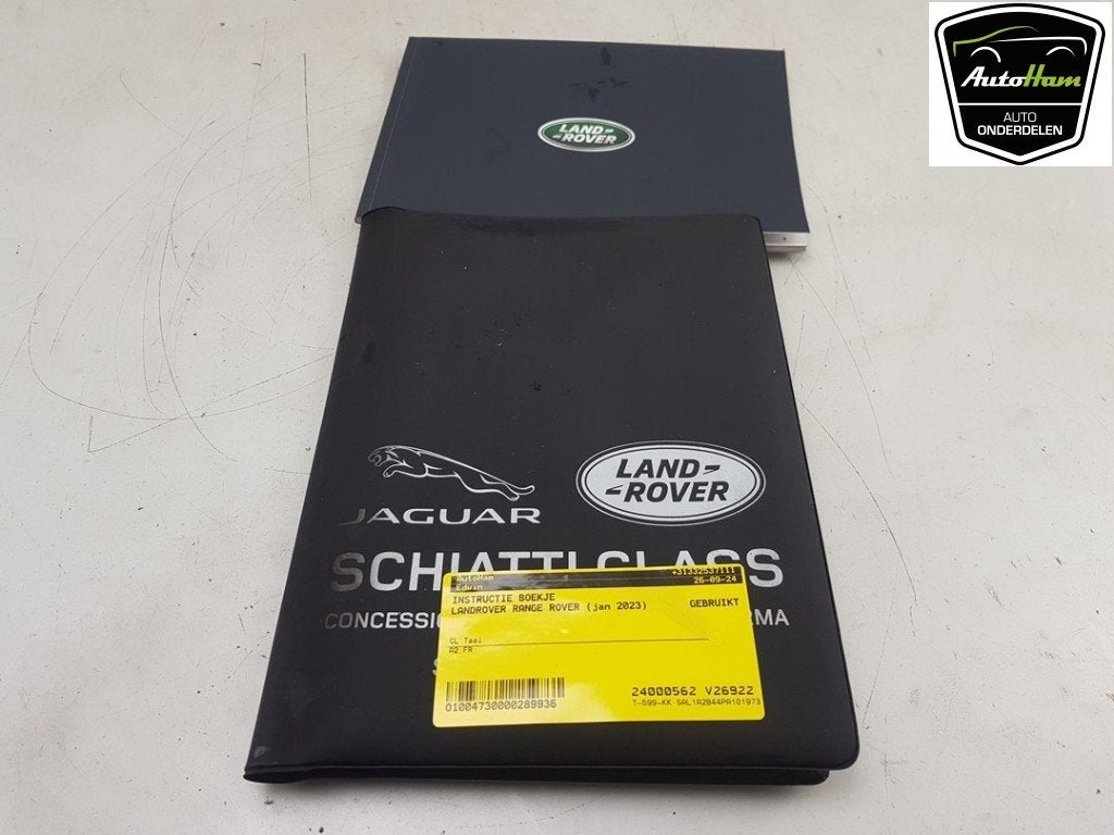 INSTRUKTIEBOEK Land + Range Rover Range Rover V (LK), Gebruikt, Land Rover