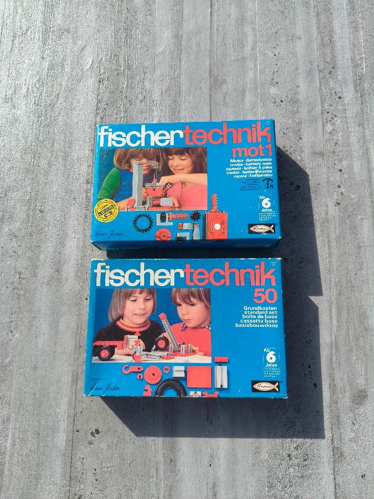 vintage Fischertechnik 50 + Mot1 / prachtige staat, Ophalen of Verzenden