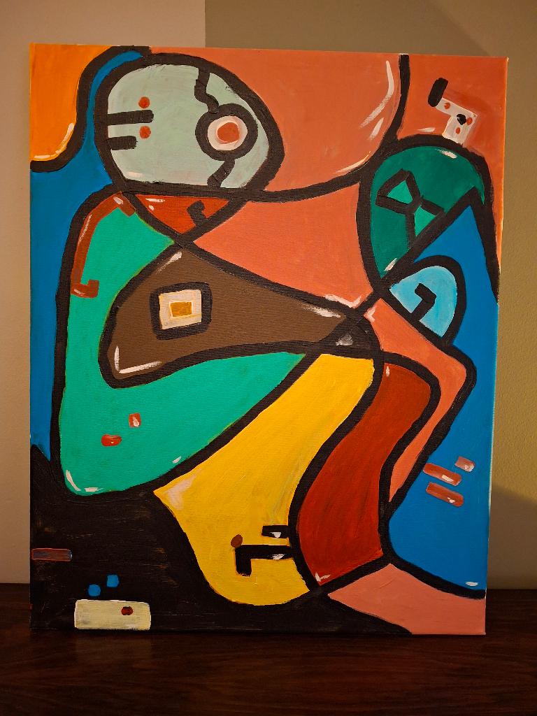 Schilderij people, Enlèvement