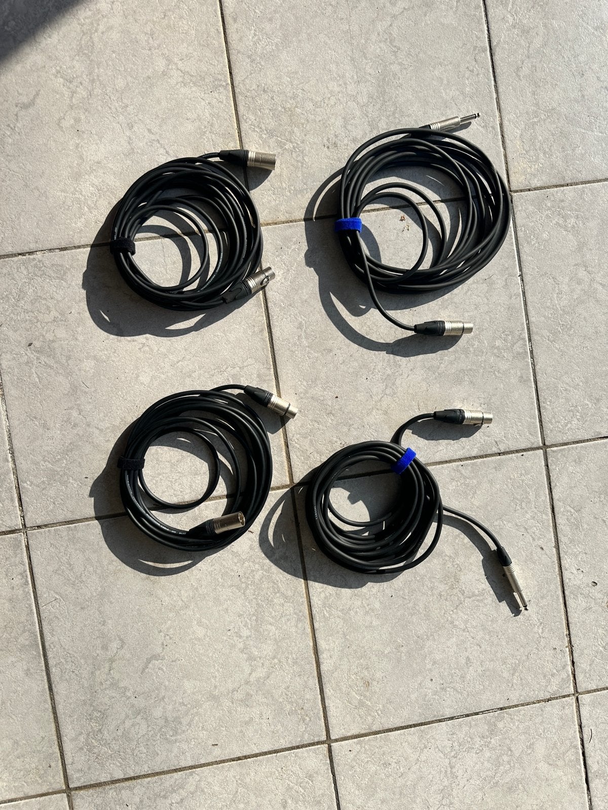 2 professionele Neutrik audiokabels XLR-jack + verloopstuk, Muziek en Instrumenten, Kabels en Stekkers, Ophalen of Verzenden, Nieuw