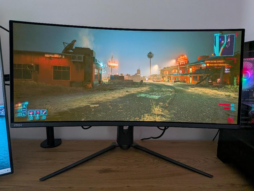 MSI OLED monitor 34inch 175hz, Informatique & Logiciels, Moniteurs, 151 à 200 Hz, Comme neuf, Enlèvement, Quad HD (2K)
