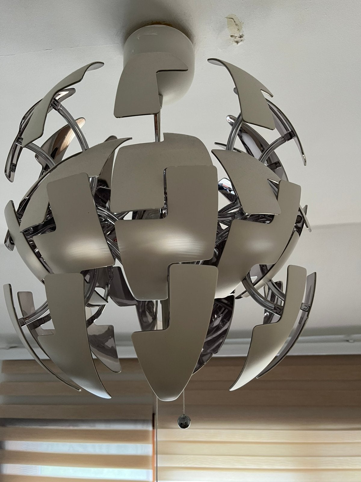Plafondlamp van IKEA, Blanc, Moderne, Comme neuf, Enlèvement