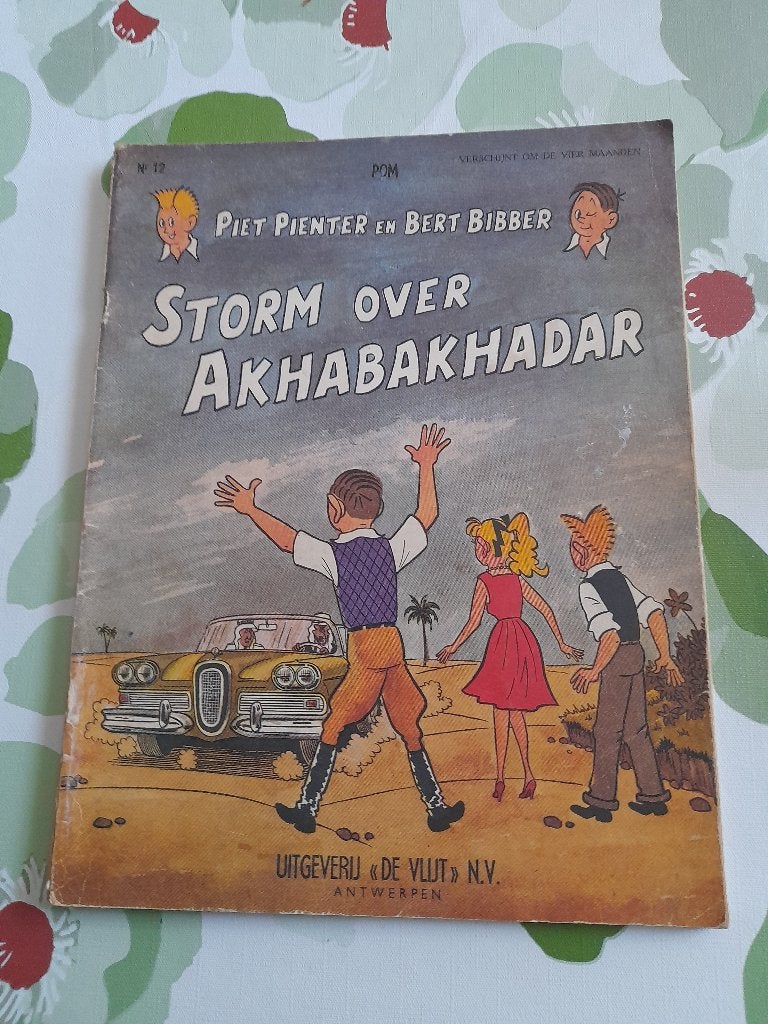 Piet Pienter en Bert Bibber nr 12 eerste druk 1959, Boeken, Stripverhalen, Ophalen of Verzenden, Gelezen