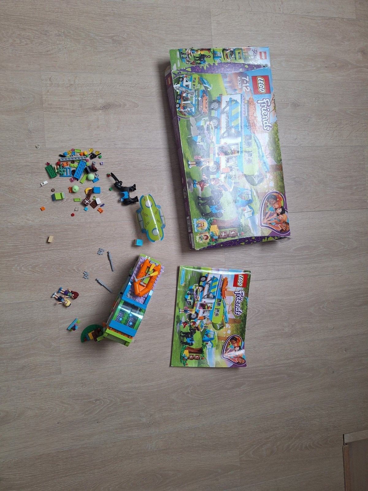 Lego friends camper 41339, Gebruikt, Lego, Friends, Ophalen of Verzenden