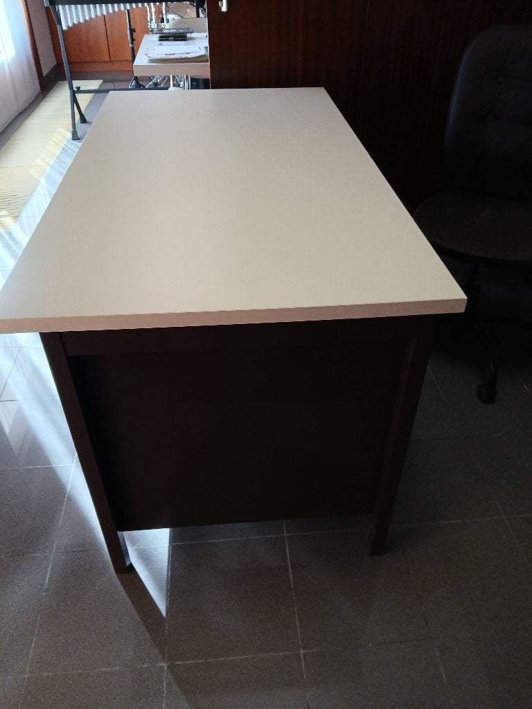 Bureau, Gebruikt, 150 cm, Metaal, Overige merken