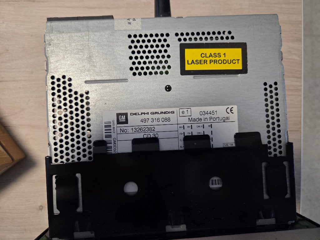 Autoradio d origine opel corsa 2007, Enlèvement, Utilisé