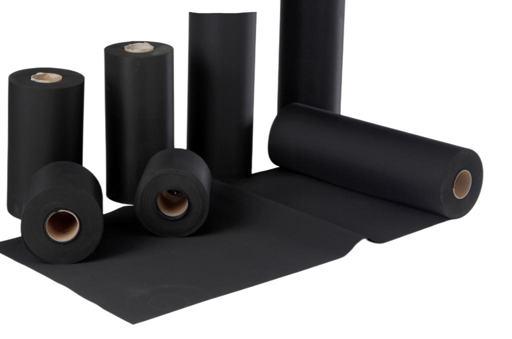 EPDM Rollen & Stroken v.a. €1,40 per meter – 1,00mm, Doe-het-zelf en Bouw, Ophalen, Overige materialen, Zwart, Nieuw