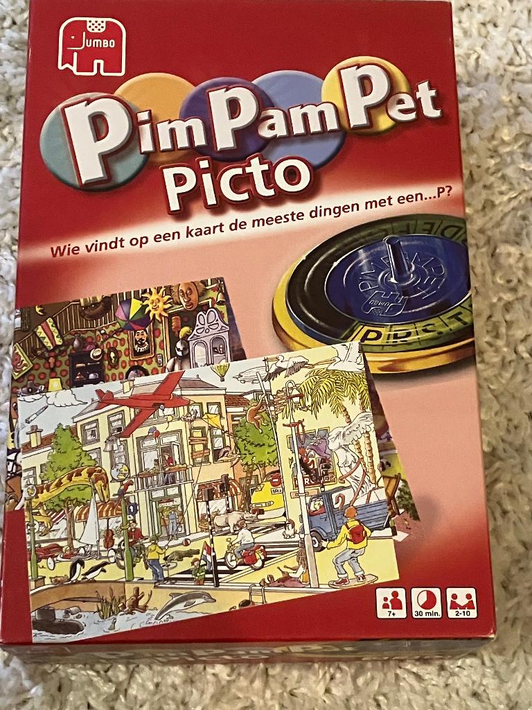 Spel - Pim Pam Pet Picto, Hobby en Vrije tijd, Ophalen of Verzenden, Zo goed als nieuw