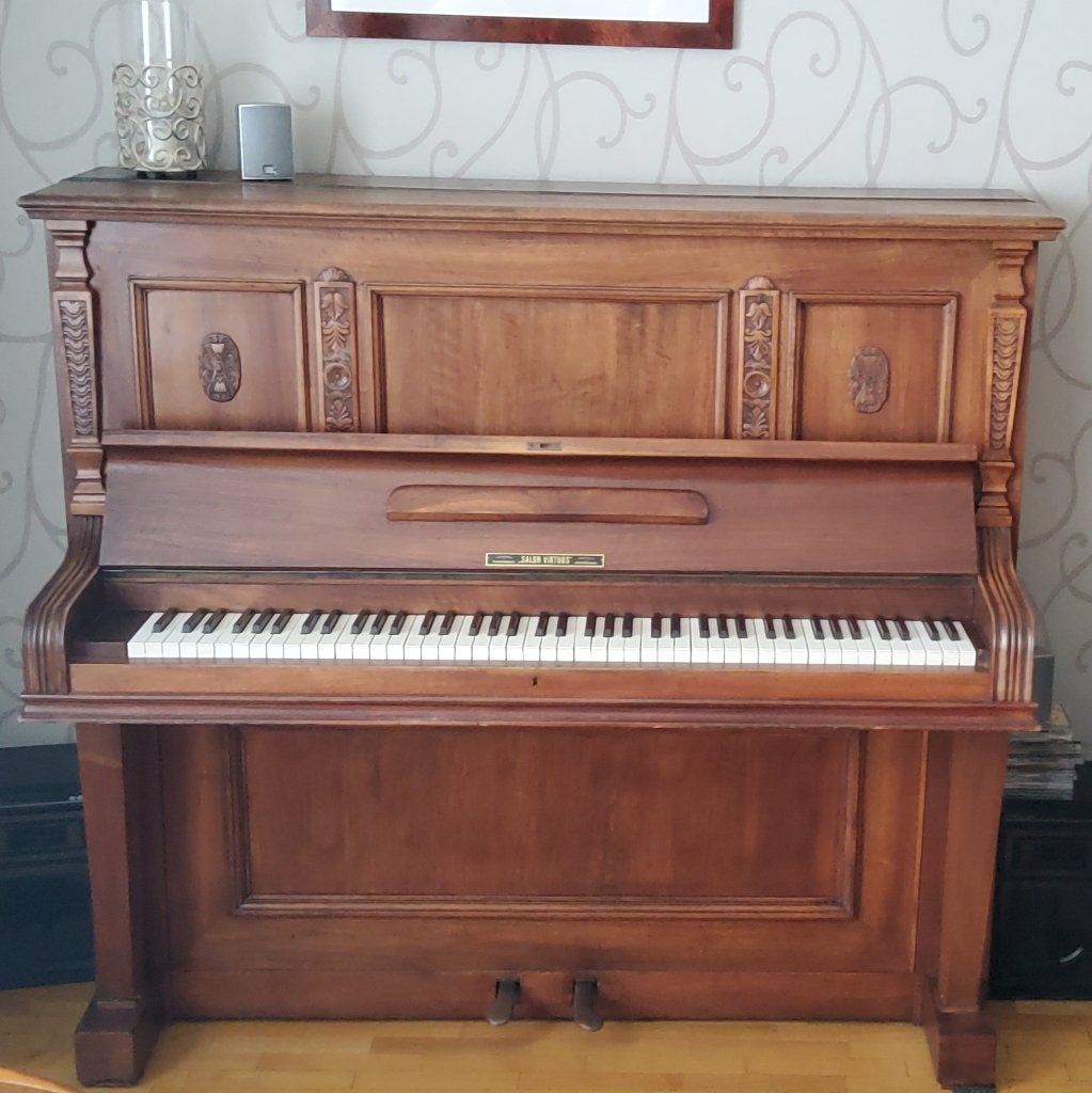 Piano G.L.Nagel, Enlèvement, Utilisé, Brun, Piano