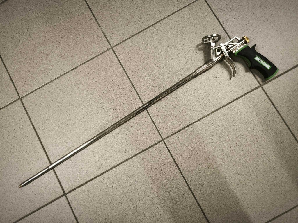 PUR Pistool 60cm + PUR schijn en cleaner, Doe-het-zelf en Bouw, Isolatie en Afdichting, Ophalen, Nieuw, Dakisolatie