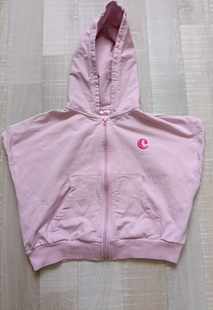 hoodie lichtroze Camille maat 134, Gebruikt, Meisje, Trui of Vest, Camille JBC