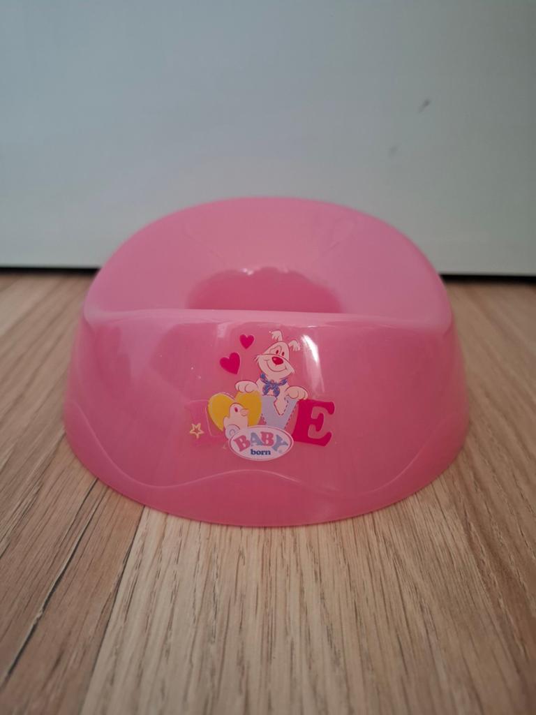 Baby born potje, Kinderen en Baby's, Ophalen of Verzenden, Gebruikt, Babypop