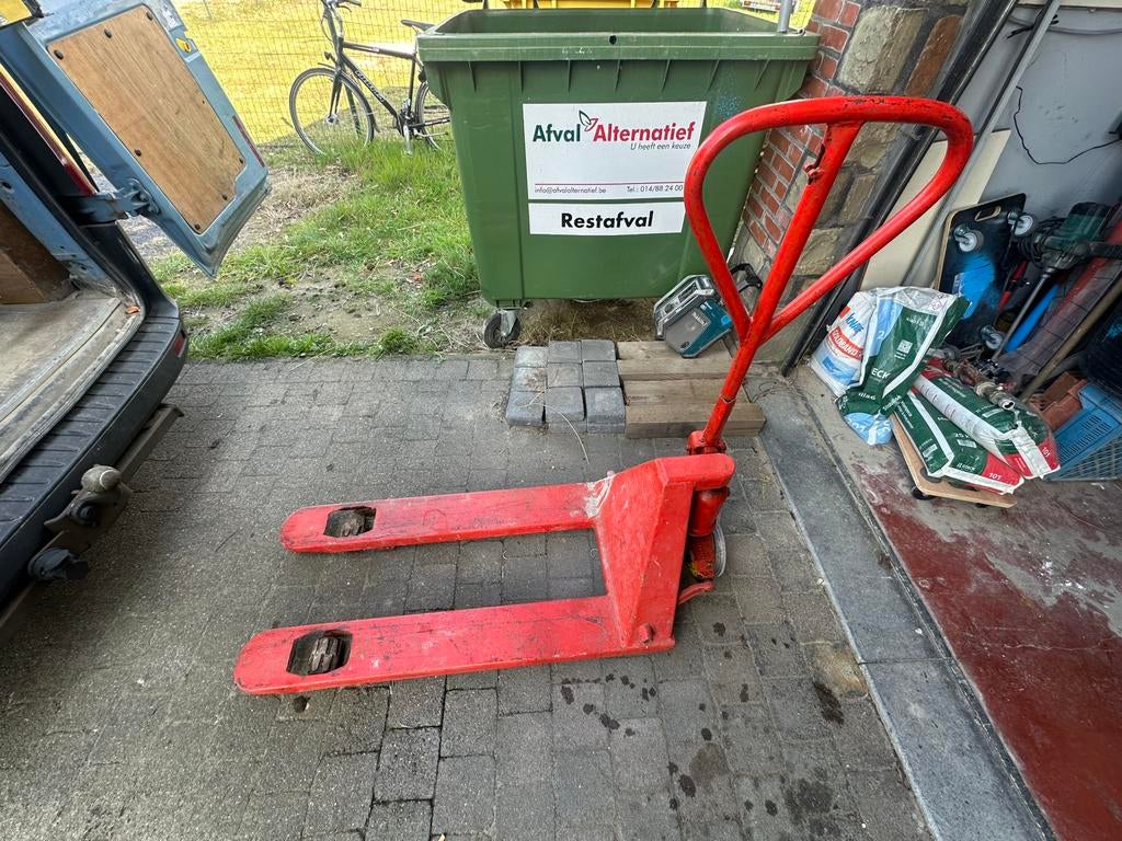 Transpallet, Ophalen, Gebruikt, Transportkar
